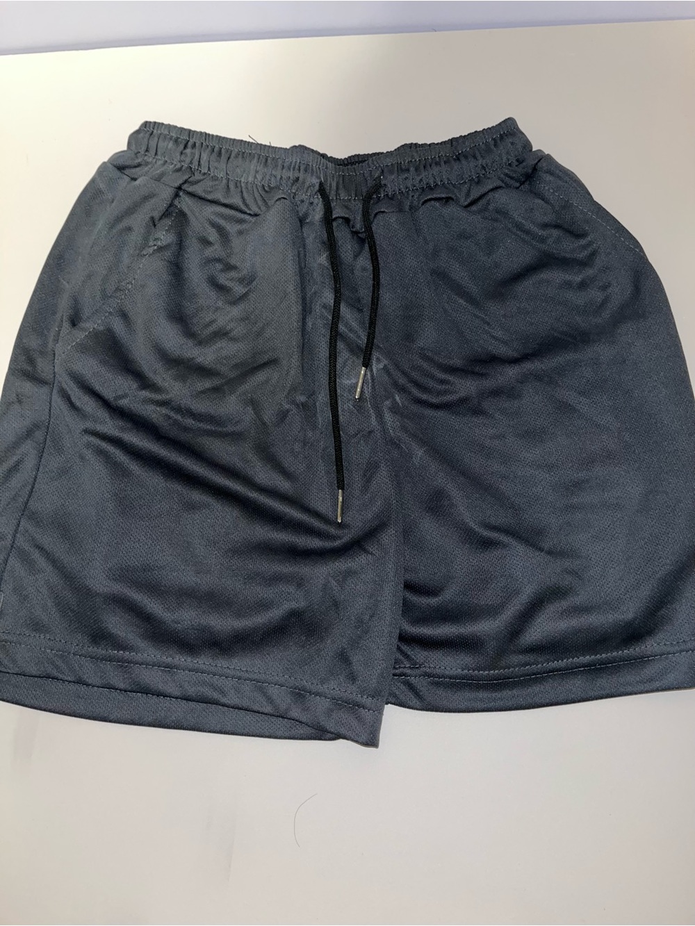 Men's Drawstring Shorts - Dark Gray